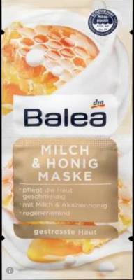 Balea Maske มาร์คหน้าบาเลีย มาร์คหน้าน้ำนมผสมน้ำผึ้งจากเยอรมัน เติมความชุ่มชื้น สดชื่น และยืดหยุ่น