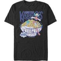 เสื้อยืดครอบครัวซิมป์สันของ Frosted Krusty-O ผ้าฝ้ายแขนสั้น