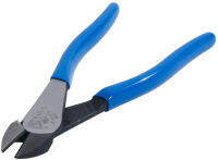 Klein Tools D2000-28 Pliers, Diagonal Cutting Pliers with Angled Head are Heavy-Duty to Cut ACSR, Screws, Nails, Most Hardened Wire, 8-Inch