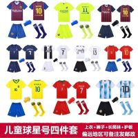 ?Suit childrens football training class students jerseys with shor儿童足球服套装训练服短袖学生足球比赛服队服班服小孩足球衣12224z