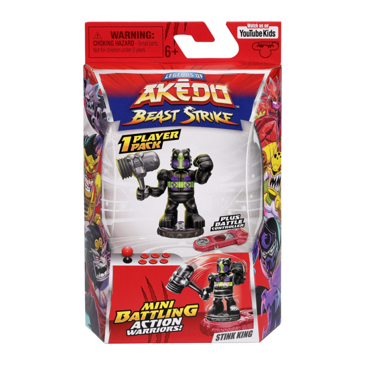 Moose Akedo S5 Beast Strike Player Pack Plus Battle Controller (Random ...