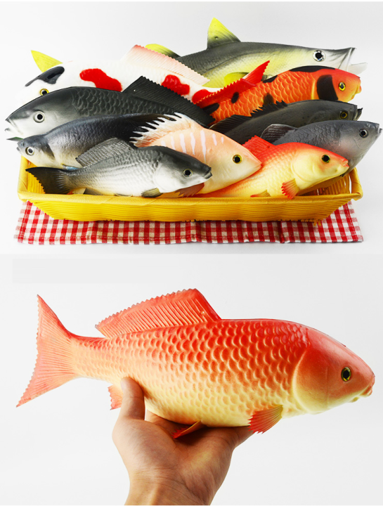 ปลาปลอม-ปลาทะเล-ปลาน้ำจืด-อาหารปลา-สัตว์น้ำปลอม-ตกแต่งร้านอาหาร-ตกแต่งบ้าน-พร๊อพถ่ายรูป-อาหารปลอม-โมเดลปลา-งานยางpu