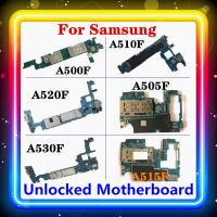 เหมาะสำหรับ A510F A500F Samsung Galaxy A5 A50 A51 A5000มาเธอร์บอร์ด A520F A530F A515F A505F มาเธอร์บอร์ดกับเมนบอร์ดชิปเต็มรูปแบบ