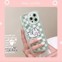 COD DSFDGFNN [พร้อมส่ง] เคสซิลิโคนใส ลายตารางหมากรุก สําหรับ Apple iPhone 14 13 12 11 promax XS XR xsmax se2020 6 7 8plus Mini