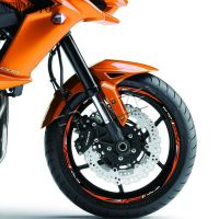 TopNewMotorcycle ล้อสติกเกอร์สะท้อนแสงแถบเทปกันน้ำอุปกรณ์เสริม Hub Decals สำหรับ Kawasaki VERSYS 1000 Versys 650