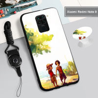 สำหรับ Xiaomi Redmi Note 9(4G)/Redmi Note 9 Pro/Redmi Note 9S/Redmi S2/Xiaomi Mi 3 /Mi 4เคสซิลิโคนนิ่มพร้อมห่วงและเชือก