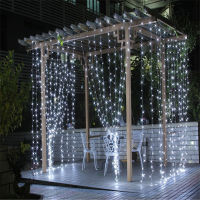 LED Curtain Lights Window Garland Home Decoration 369Mx3M Fairy String Lights for Wedding Christmas Birthday Party 220V Plug