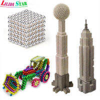 LS【ready Stock】216PCS Puzzle Cube 3Mm Magnetic Ball Decompression Toy ของเล่น DIY1【cod】