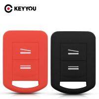 ✗❀┋ KEYYOU Car Key Silicone Case 2 Button Skin Jacket Protector For Opel Vauxhall Corsa Vectra c Astra H Meriva Omega Zafira