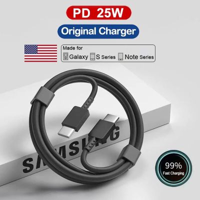 【jw】❆◆  Original Fast Charging Cable for S23 S22 5G S21 S20 Ultra Note 20 10 A71 Usb C To Data