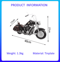 การจำลองของตกแต่งย้อนให้นึกถึงสมัยก่อนของสะสมแบบจำลองรถจักรยานยนต์วัตถุเหล็กดัด