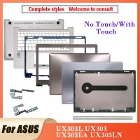 For ASUS UX303L UX303 UX303LA UX303LN Laptop LCD Back Cover Top Case Front Bezel Palmrest Bottom Case Hinges Cover No/With Touch