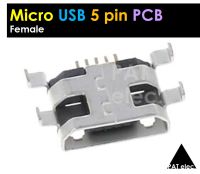 อะไหล่ พอร์ต ขั้วต่อ ตัวเมีย Micro USB B Type Female Jack 5 Pin PCB Connector P070