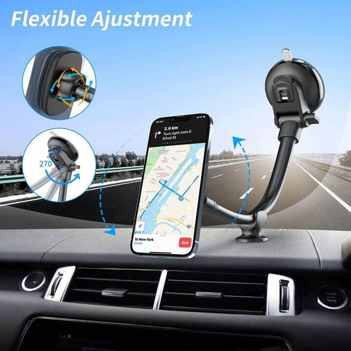 {DAC Digital} Phone Car Mount Gooseneck Long Arm Extension