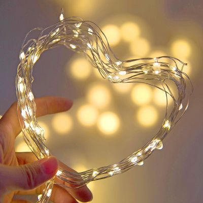 10 20 30 LED 1M 2M 3M Waterproof Fairy Light CR2032 Battery Powered LED Mini Christmas Light Copper Wire String Light For Wedding Xmas Garland Party