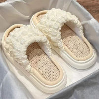 Spring and summer home use thick bottomed bathroom anti-skid sandals anti odor silent simple outdoor slippers women shoes