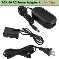 Full Decoded ACK-E6  AC Power Adapter LP-E6 Battery Charger DC Coupler Kit For Canon EOS 80D 70D/7D 60D/6D 5D Mark II III Camera