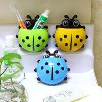 【CW】 toothbrush with suction cup cartoon tooth toothpaste toiletries organizer