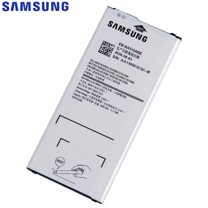 แบตเตอรี่-แท้-samsung-galaxy-a5-2016-a510-a510f-a5100-a510m-battery-eb-ba510abe-eb-ba510aba-2900mah-ประกัน3-เดือน