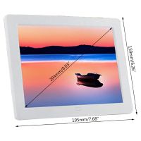 LX0B Digital Photo Frame 8 Inch Digital Picture Frame 1024x768(4:3) TN Screen with Remote Controler