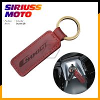 ♛☁✘ Motorcycle Keychain Cowhide Key Ring Case for BMW C400GT C400 Scooter Models