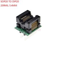 【original】 SOIC20 SOIC 20 SOP20ถึง DIP20โปรแกรมเมอร์อะแดปเตอร์ความกว้างของซ็อกเก็ต5.4มม. 209MIL การทดสอบตัวแปลงเต้ารับ IC