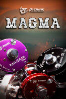 รอกเบททรงกลม NEW MAGMA 2023 รอกรุ่นใหม่จาก Pioneer  สีสวยๆด้วยวัสดุ Aluminium Anodized มีทั้งหมด 4 สี แรงเบรคสูงถึง 8Kg. คลิกเสียงลั่นๆ ลูกปืน 6+Oneway 1