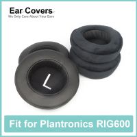 แผ่นรองหูสำหรับ Plantronics RIG600หูฟังแผ่นรองหูที่มีโปรตีน Velour โฟมจำรูปที่ครอบหู