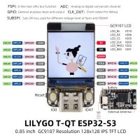 TTGO T-Display ESP32-S3 WiFi Bluetooth-Compatible Module Development Board สำหรับ Ar Duino 0.85นิ้ว LCD Board ,8MB