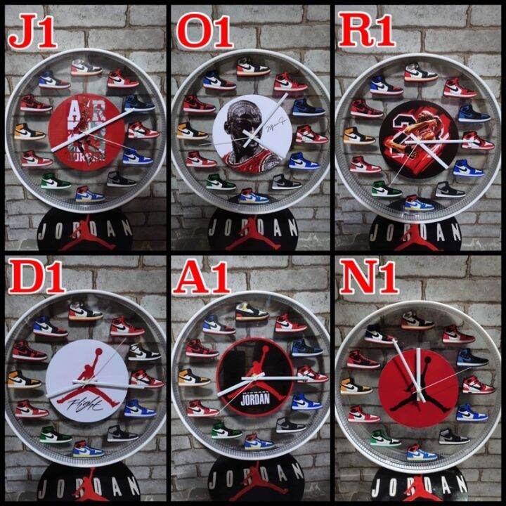 Customized Jordan Wall Clock Lazada PH