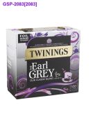 (ชาที่ดี)♈☈Tea UK รุ่น Twinings Tea Earl ชาดำสีเทา100เม็ดที่ผลิตในสหราชอาณาจักรนำเข้าแบบดั้งเดิม