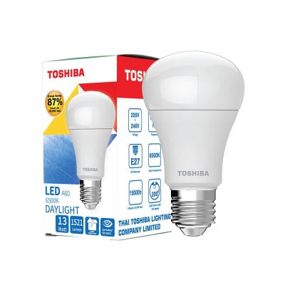 หลอด LED TOSHIBA A60 G7 15000Hr 13 วัตต์ DAYLIGHT E27 [ส่งเร็วส่งไว มีเก็บเงินปลายทาง]