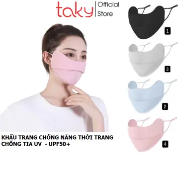 What are the benefits of using masks that cover the entire head for face protection?