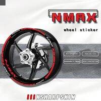 Motorcycle Rim Logos And Decals Inner Ring Reflective Stickers Decoration Durable Film Suitable For YAMAHA-nmax