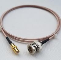 75 Ohm BNC male to SMB male connector RG179 RF coaxial cable