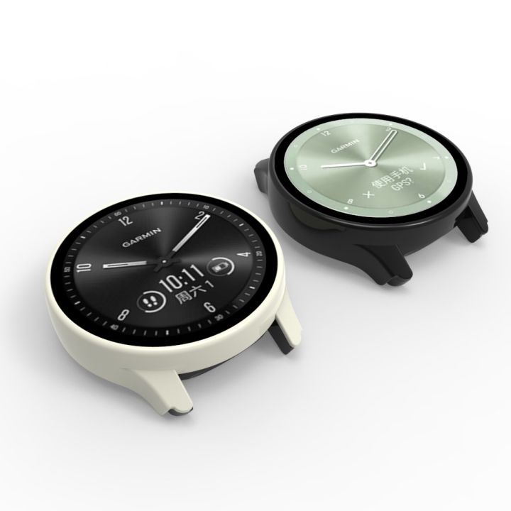 zenia-สีสัน-pc-เป็นมิตรกับผิวเปลี่ยนเคสห่อหุ้มสำหรับ-garmin-vivomove-sport-นาฬิกาสมาร์ทอุปกรณ์เสริม