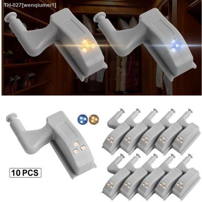 ♝✺۩ 10pcs Auto Switch LED Cabinet Hinge Night Light Sensor Light For Kitchen Living Room Bedroom Wardrobe Closet Cupboard Door Lamp