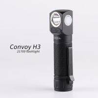 Flashlight Convoy H3 SST40 Led Linterna 2400lm Headlamp 21700 Head Flash Lamp Type-C Rechargeable Headlight Fishing Work Torch