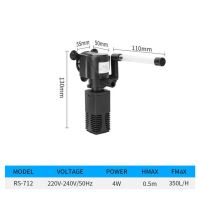 220 240V ตัวกรองสำหรับปั๊มกรองน้ำฟังก์ชันในตู้ปลาฝักบัวอาบน้ำแบบ3 In 1การเพาะพันธุ์ปลาหมุนเวียนกรองกระป๋องภายในตู้ปลา