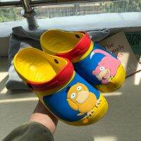 INS Women Clog รองเท้าแตะสตรี Flat Beach Shoes Slipper Bear Yellow