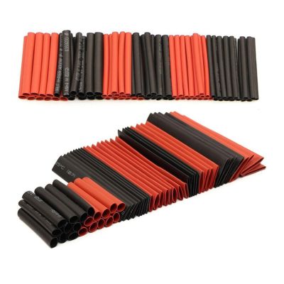 127 Pcs Heat Shrink Sleeving Tube Tube Assortment Kit Electrical Connection Electrical Wire Wrap Cable Waterproof Shrinkage 2:1 Electrical Circuitry P