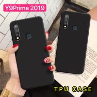 [ส่งจากไทย] Case Huawei Y9Prime 2019 เคสโทรศัพท์หัวเว่ย Y9 Prime 2019 เคสนิ่ม tpu เคสสีดําสีแดง เคสซิลิโคน