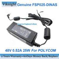 ท์☈2023. . ป FSP025 DINAS 48V 0.52A 25W AC ที่ชาร์จอะแดปเตอร์สำหรับแหล่งจ่ายไฟระบบการประชุมทางไกลผ่านระบบวิดีโอ POLYCOM 5.5X2.5Mm