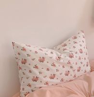 【CW】✓❁  1Pc Cover Cotton Pillowcase Ins  Smoothy Rectangle 48cmx74cm