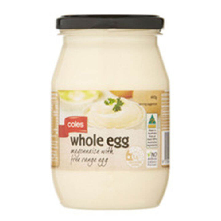 Coles Whole Egg Mayonnaise w/ Free Range Egg 455g Lazada PH