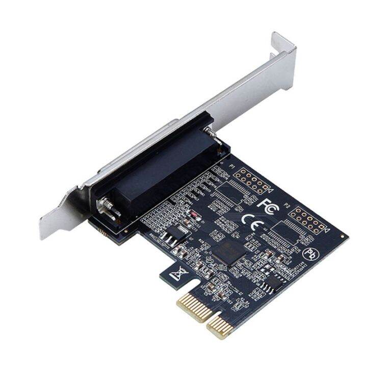 1-piece-high-quality-parallel-port-db25-25pin-pcie-riser-card-lpt-printer-to-pci-e-express-card-converter-adapter