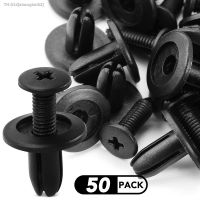 ♛❒ 50PCS 6mm Car Fastener Clip Bumper Fender Liner Rivet for KIA RIO ceed Hyundai Tucson Creta Kona Solaris Accent Elantra