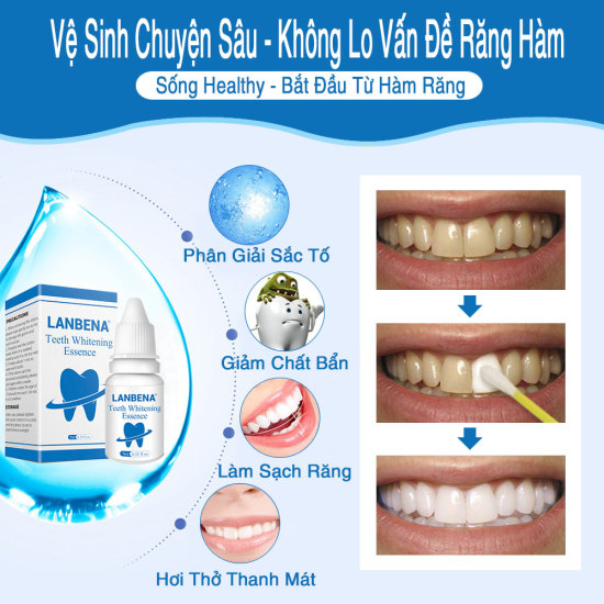 Hcmtinh chất tẩy trắng răng khử mùi hôi làm sạch mảng bám trên răng gây ố - ảnh sản phẩm 1