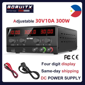  DC Power Supply Variable, 30V 10A Bench Power Supply