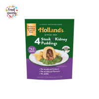 Hollands  Steak &amp; Kidney Puddings  4 Pack ฮอลแลนด์ สเต็ก &amp; พุดดิ้ง 4 แพ็ค